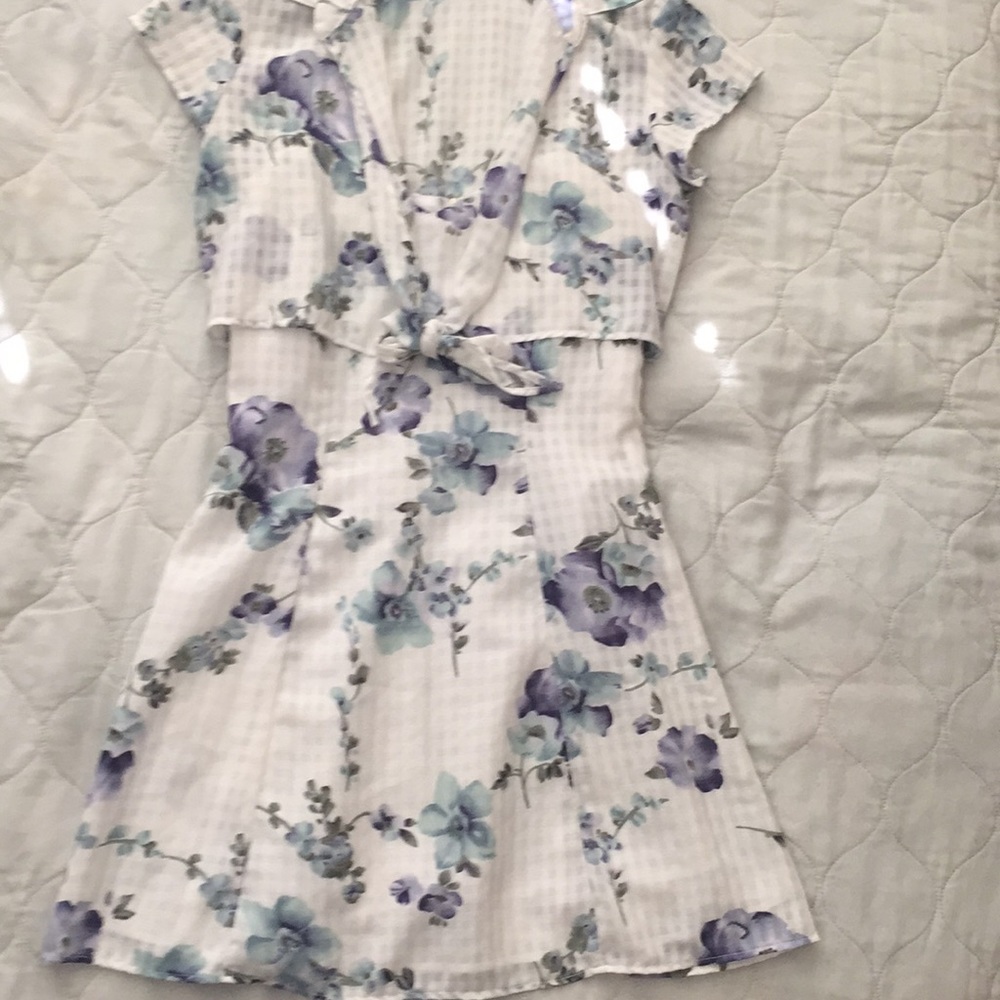 Dress with matching jacket.